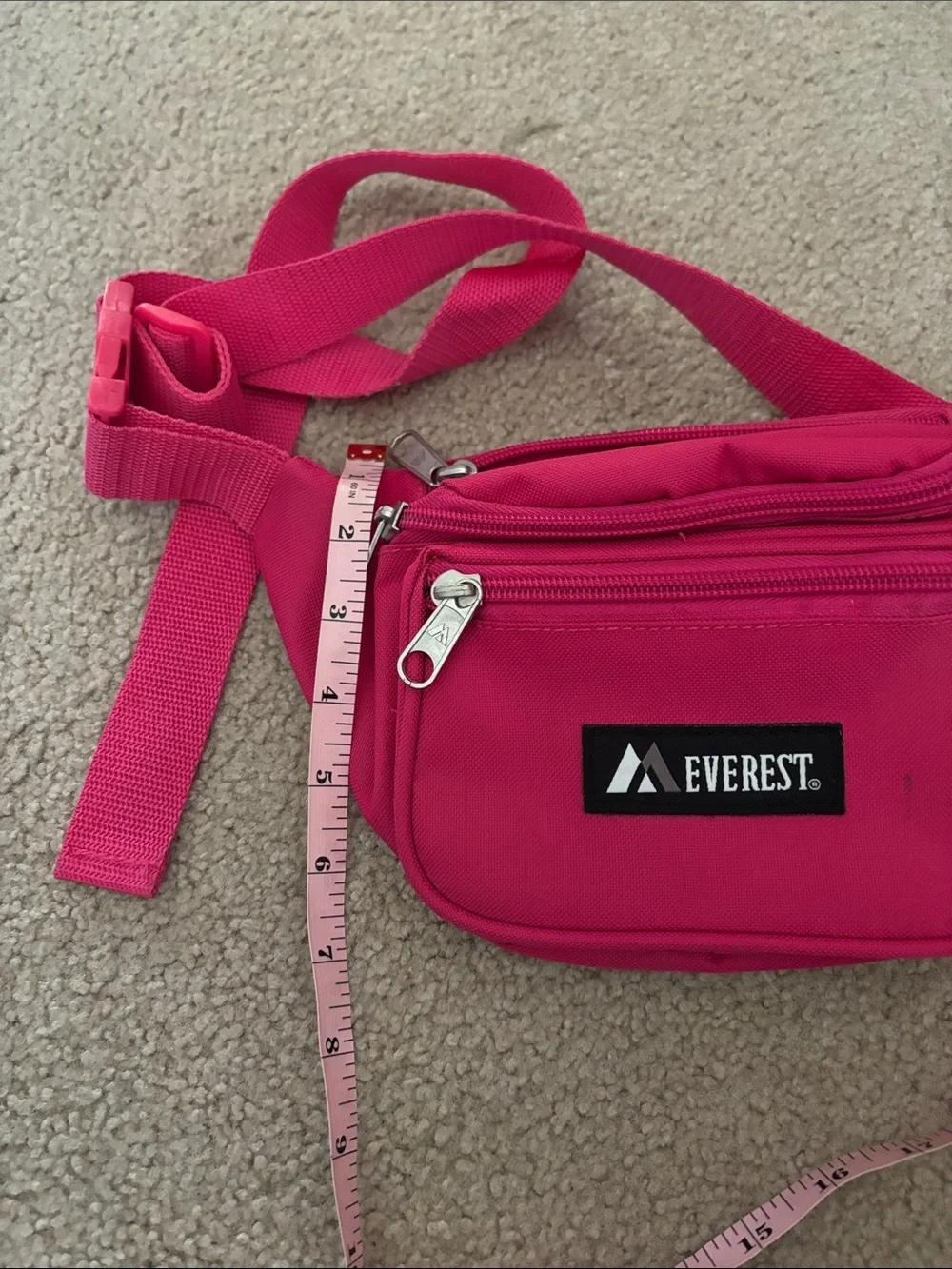 Everest Pink Compact Waist Bag - Hands-Free Crossbody